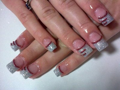 Nail Art Designs For Valentines Day. Acrylic Nail Art Designs