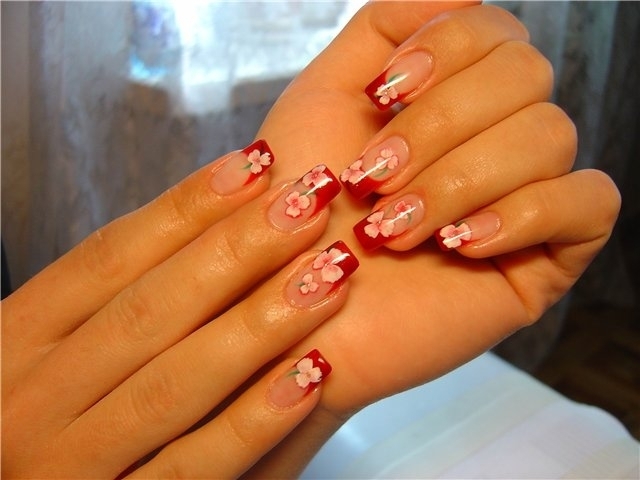 hand painted nail designs - hand painted nail designs